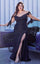 LaDivine CD943C Off Shoulder Sexy Formal Long Prom Dress