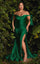 LaDivine CD943C Off Shoulder Sexy Formal Long Prom Dress