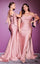 LaDivine CD943C Off Shoulder Sexy Formal Long Prom Dress