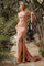 LaDivine CD943C Off Shoulder Sexy Formal Long Prom Dress