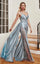 LaDivine CDS417 High Slit Sexy Prom Dress