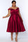 Sydneys Closet Short Off Shoulder Cocktail Dress