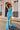 Prom Dresses Glittered Long High Slit Prom Dress Ocean Blue