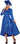 Plus Size Dresses High Low Formal Jacket Dress Royal