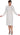 Cocktail Dresses Hoody Midi Dress Long Sleeve Ivory