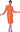 Plus Size Dresses Plus Size Mother of the Bride Full Beaded Dress Orange