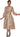 Plus Size Dresses Plus Size Metallic Mother of the Bride Belt Dress Pink/Gold