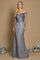 Off-the-Shoulder Formal Mermaid Fitted Evening Dress – Rose Gold