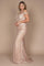 Off-the-Shoulder Formal Mermaid Fitted Evening Dress – Navy