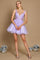 Short Formal Graduation Prom Dress – Ivory