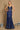 A stunning navy fitted corset long formal prom dress, featuring intricate detailing and a flattering silhouette, perfect for an elegant evening event.