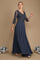 Chiffon Long Formal Mother of the Bride Dress – Black