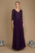 Chiffon Long Formal Mother of the Bride Dress – Charcoal