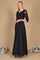 Chiffon Long Formal Mother of the Bride Dress – Black