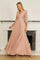 Long Sleeve Formal Evening Dress – Black