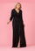 Long Sleeve Sequin Formal Hand Beaded Prom Dress – Charcoal