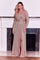Long Sleeve Sequin Formal Hand Beaded Prom Dress – Royal Blue