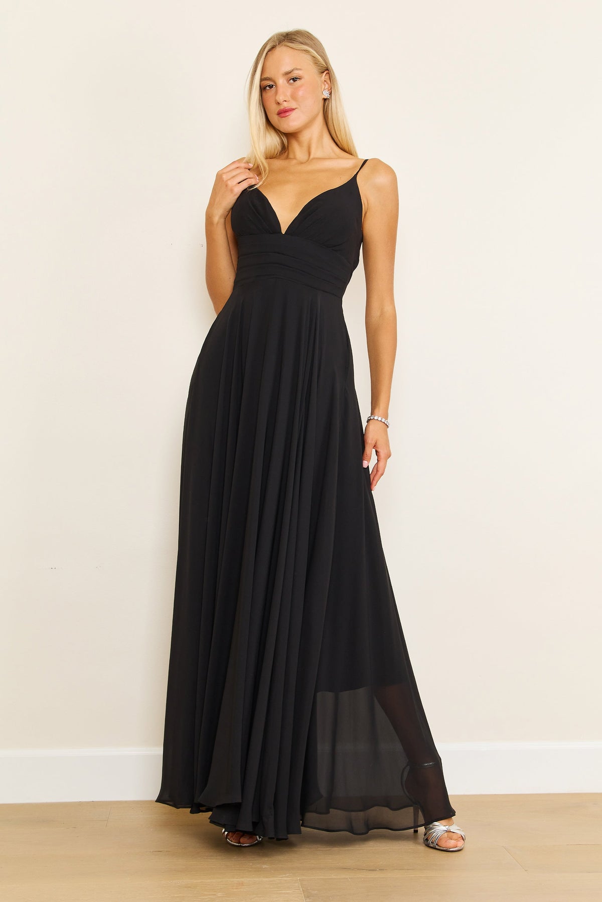 Long Black Formal Party Dress – Black