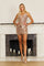 Short Sequin Gold Cocktail Dress – Gold