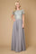 Chiffon Short Sleeve Mother Of The Bride Evening Dress – Navy