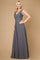 Sleeveless Long Formal Dress Plus Size Evening Gown – Navy