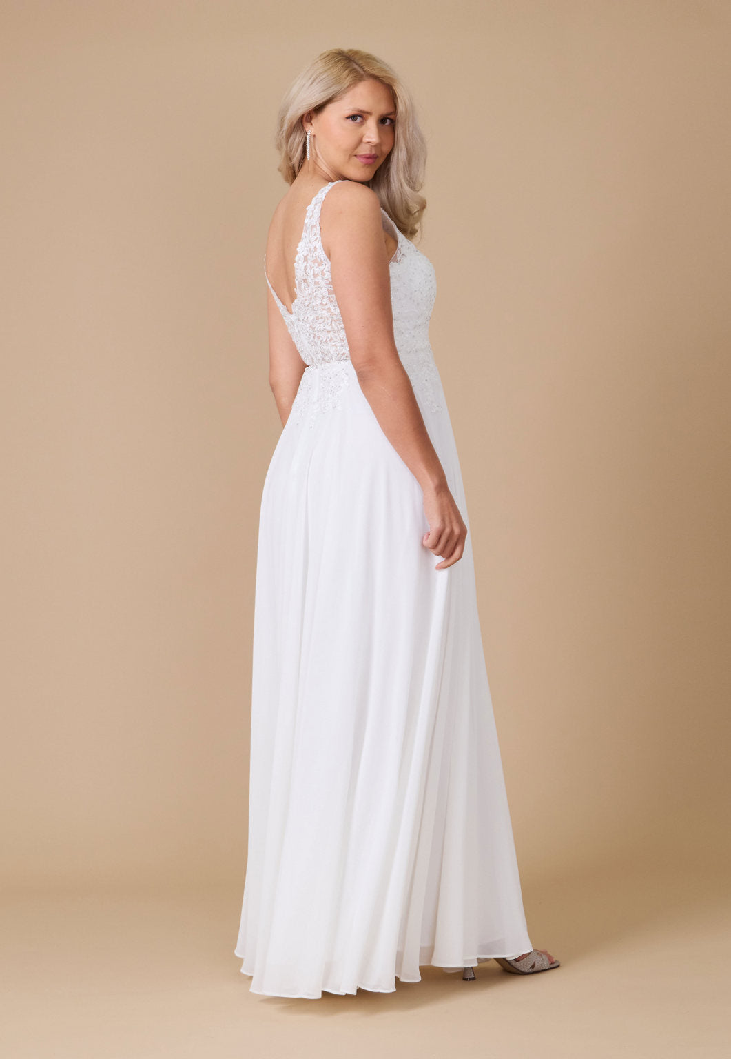 Sleeveless Long Formal Dress Plus Size Evening Gown – Plum
