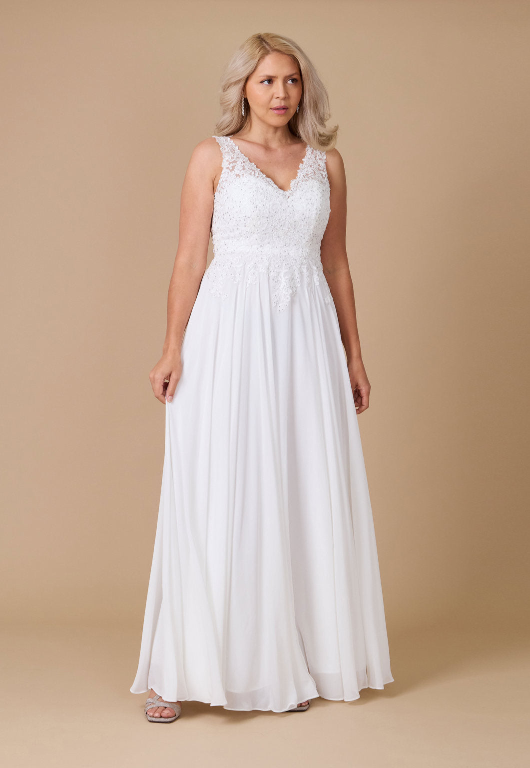 Sleeveless Long Formal Dress Plus Size Evening Gown – Plum