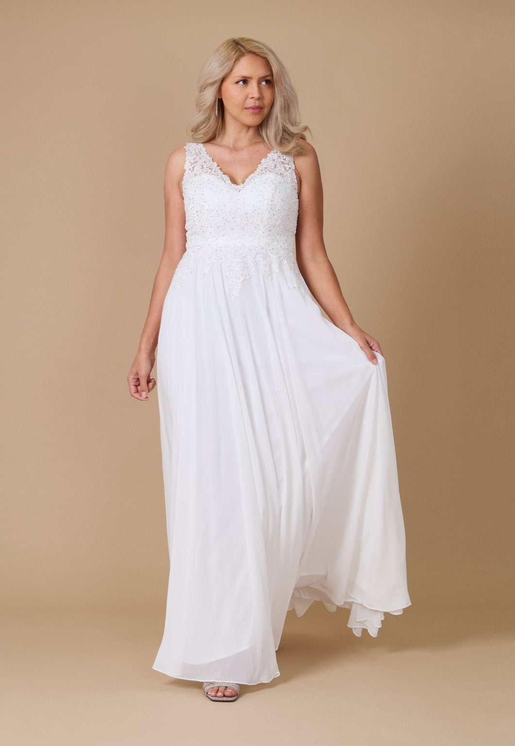 Sleeveless Long Formal Dress Plus Size Evening Gown – Plum