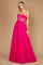 A-line Strapless Floor Length Strapless Tulle Prom Dress – Navy