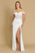Fitted Corset Off-the-Shoulder Formal Prom Dress – Black