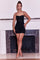 Short Corset Fitted Mini Cocktail Dress – Black