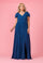Short Sleeve Formal Mother of the Bride Dress – Royal