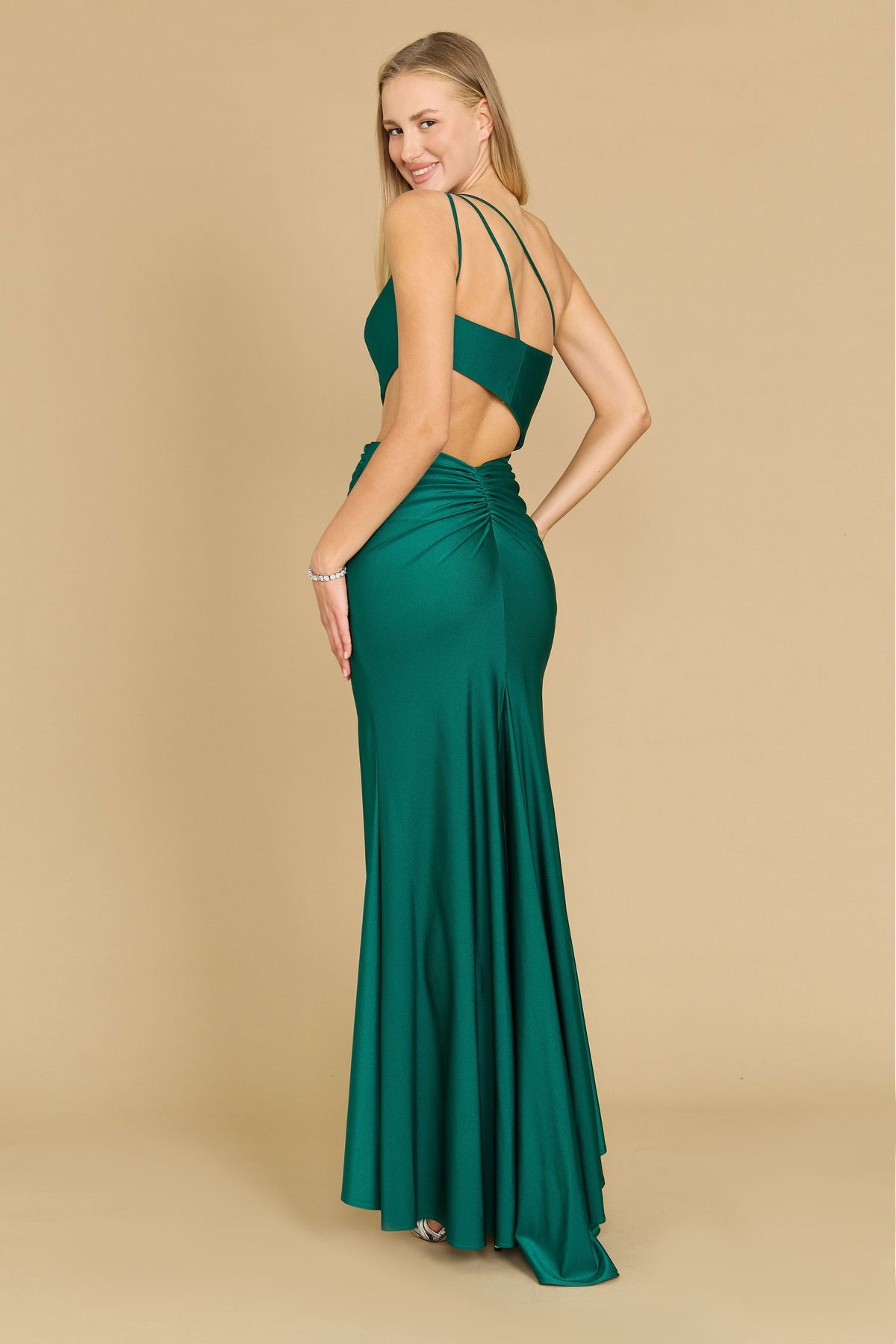 Side Cut Out Prom Formal Dress – Black