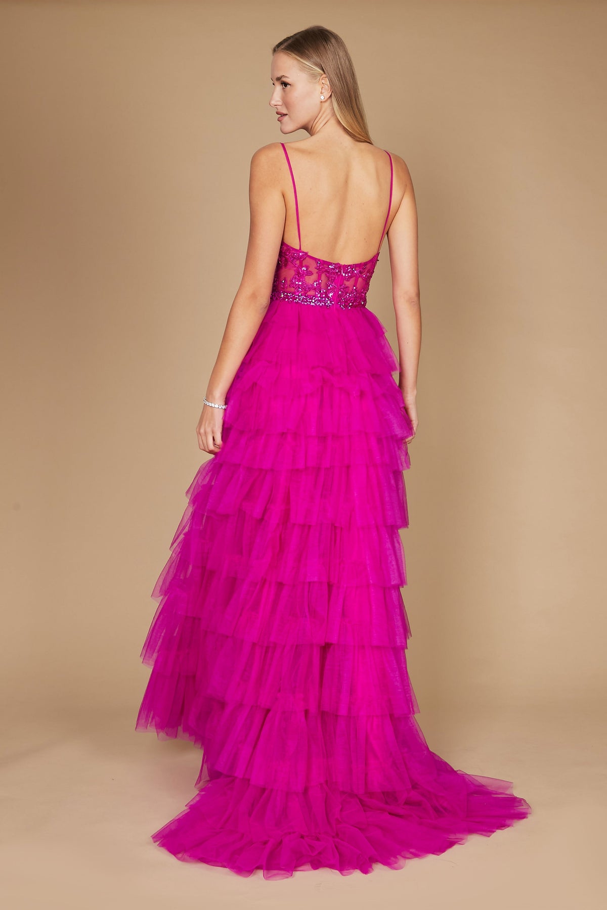 Long Formal Corset Prom Ball Gown – Black