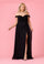 Off-the-Shoulder Long Formal Evening Dress – Navy