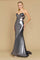 Long Corset Mermaid Formal Prom Dress – Black