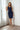 Cocktail Dresses Short Cocktail Dress Compression Stretch Ruffle Detail Navy