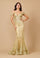 Off-the-Shoulder Sequin Corset Formal Prom Dress – Emerald Green