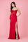 Sweetheart Satin Long Beaded Formal Corset Prom Dress – Emerald Green