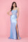 Open Back Long Formal Prom Dress – Yellow