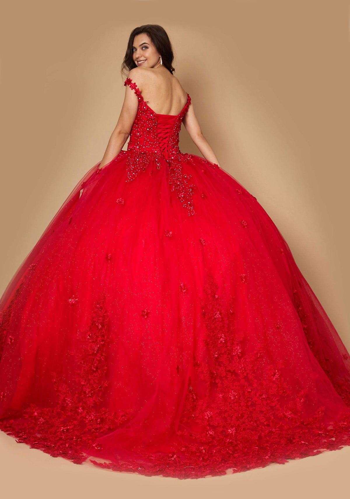 Long Sweet 16 Quinceanera Ball Gown – Blush