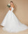 Plus Size Long Off-the-Shoulder Wedding Gown – Off White