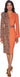 Cocktail Dresses Short Formal Midi Dress Orange