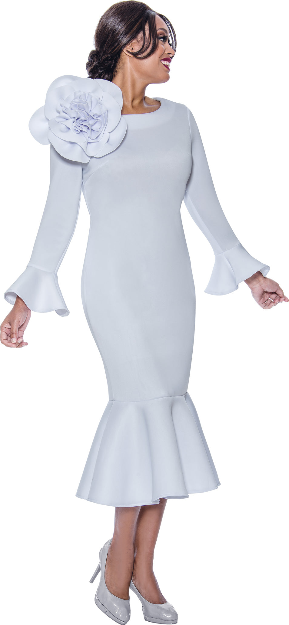 Plus Size Dresses Plus Size Flower Mother of the Bride Cocktail Dress White