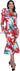 Plus Size Dresses Plus Size Flower Mother of the Bride Cocktail Dress Multi