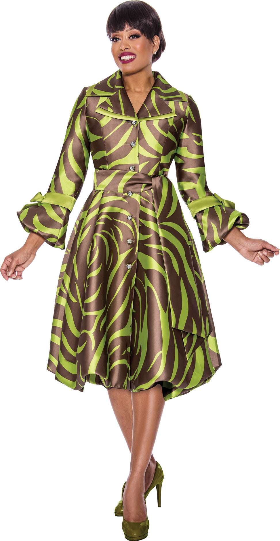 Cocktail Dresses Short Long Sleeve Cocktail Dress Coco/Green