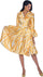 Cocktail Dresses Short Long Sleeve Cocktail Dress Yellow/White