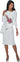 Cocktail Dresses Long Sleeve Short Cocktail Dress White