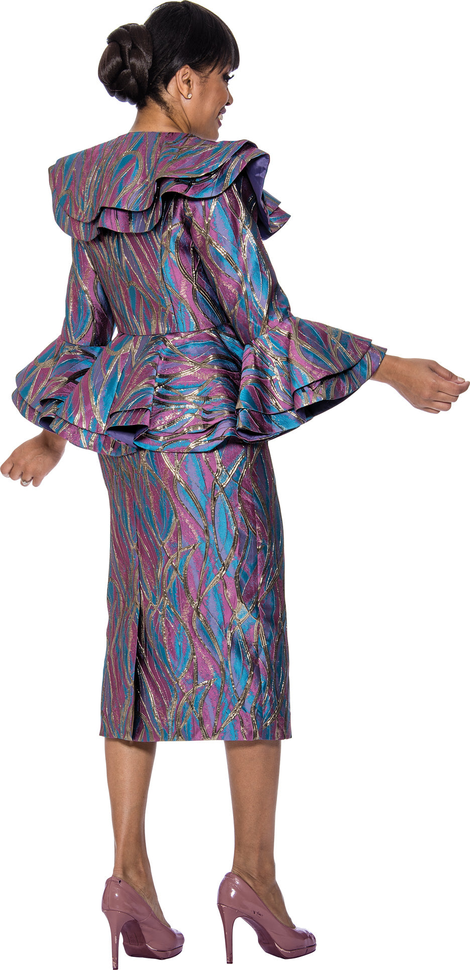 Plus Size Dresses Skirt Suit Multi Short Dress Multi
