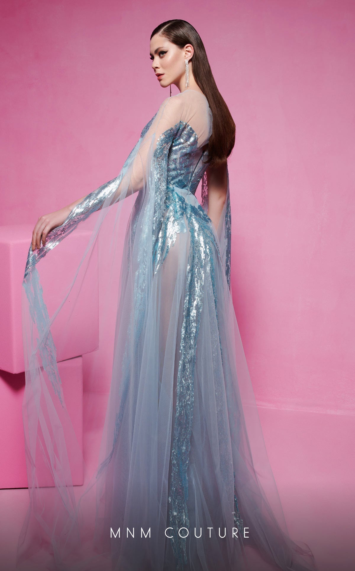 Formal Dresses Beaded Long Formal A Line Evening Dress Mint